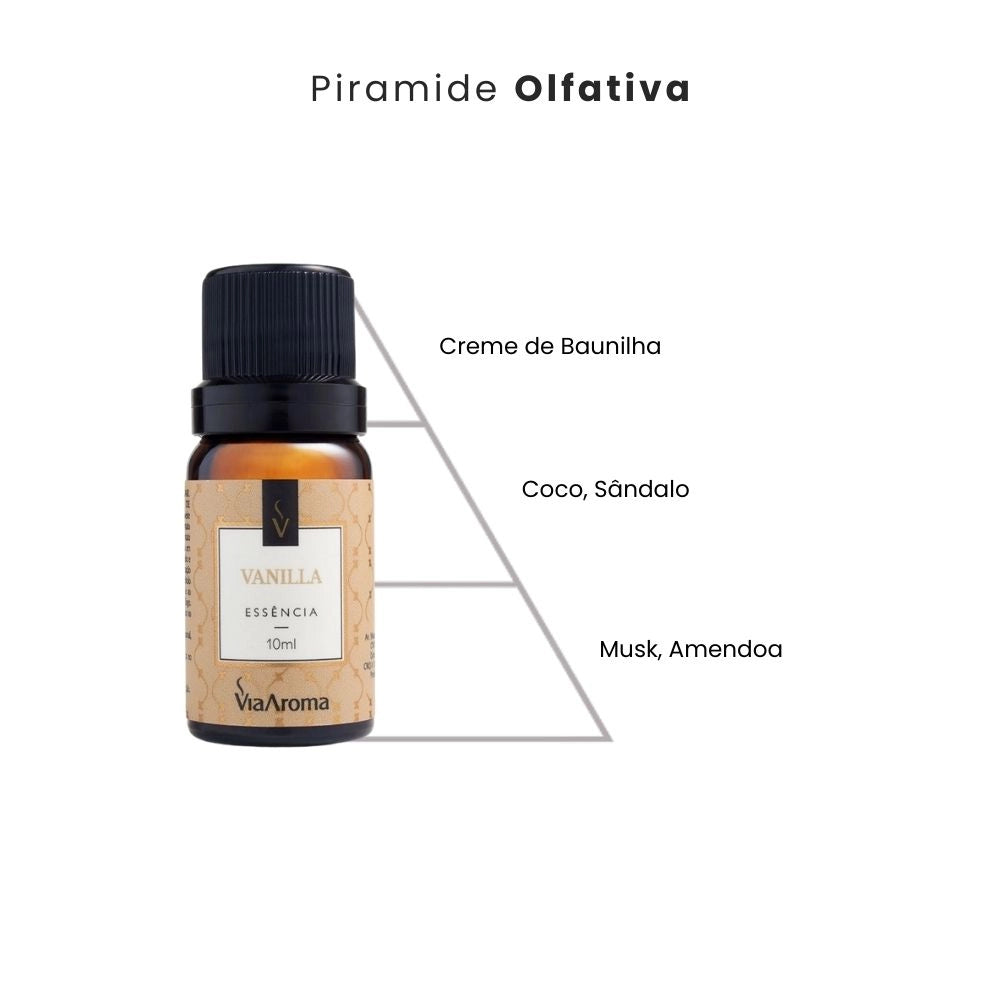 Essência Vanilla Via Aroma - 10ml